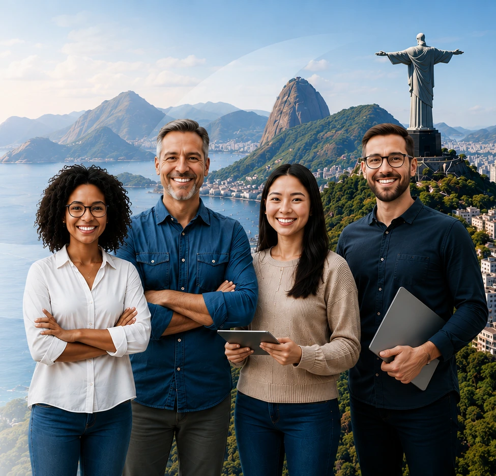 Profissionais brasileiros com certificado digital ECAC no Rio de Janeiro